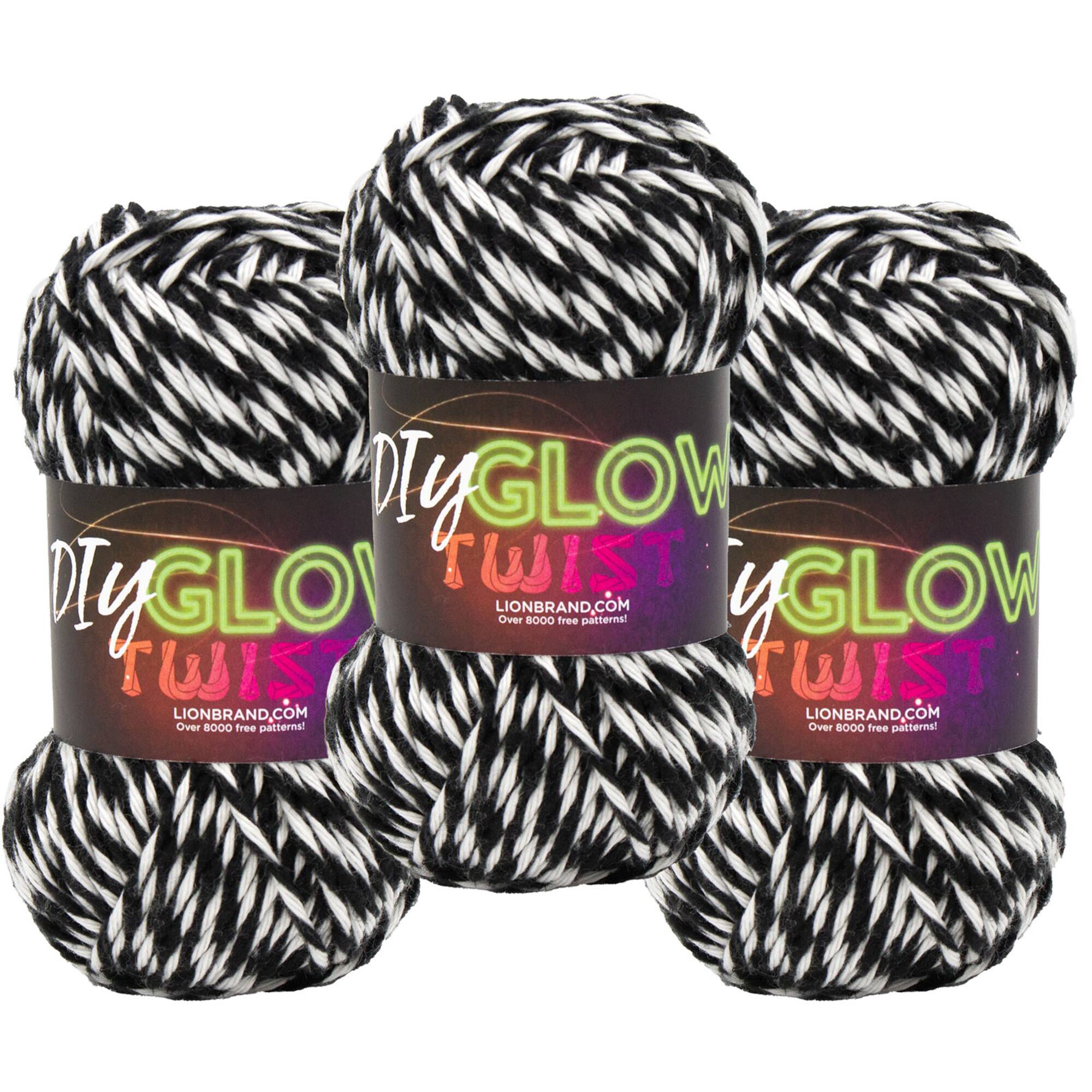 3 Pack Lion Brand® DIY Glow Twist™ Yarn